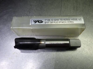 YG-1 1.125"-12 GH4 4 Flute HSSE-V3 SP Plug Tap TS182502 (LOC2685B) - Picture 1 of 4