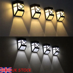 1/4/10X Solar Powered Fence Lights Wall Door Led Light Outdoor Garden Lighting. - Picture 1 of 11