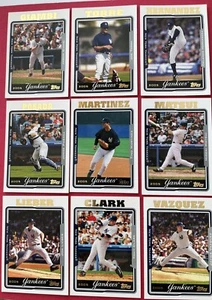 2005 Topps Yankees Team Partial Set (16 cards) Posada, Martinez, Matsui - Picture 1 of 2