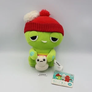 Gachapin Mukku C0902 Play Snow Banpresto 2008 invierno etiqueta peluche 6" muñeca de juguete Japón - Imagen 1 de 8