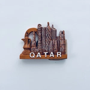 Qatar, Doha Frigorifero Cucina Souvenir Calamita dall'anno 2024 - Foto 1 di 2