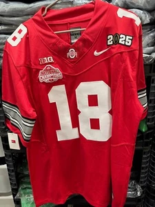 Will Howard Ohio State National Championship Buckeyes Red Jersey - Picture 1 of 5