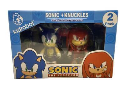 SONIC AND KNUCKLES 2 PACK KIDROBOT SONIC THE HEDGEHOG 2022 SEGA JUEGO COLECCIONABLE Foto 1 de 4