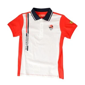 Scuderia Ferrari Kid "Jersey Racing Team" Multi-Color Polo Shirt 11/12 Years - Picture 1 of 4