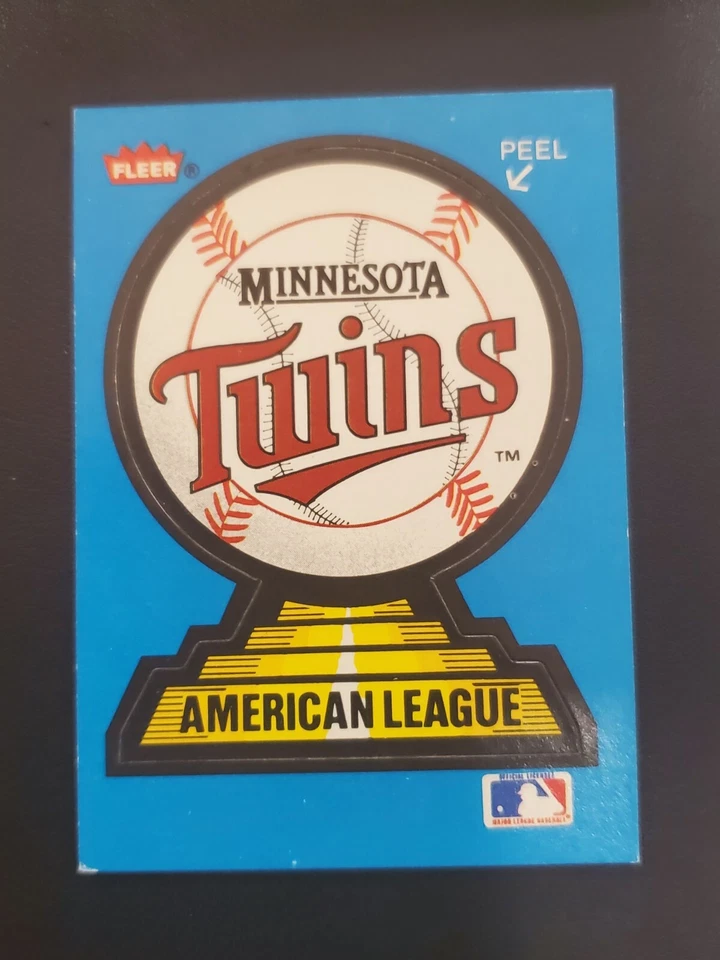 Vintage 80s Minnesota Twins Sticker baseball card  - Image 1 of 1
