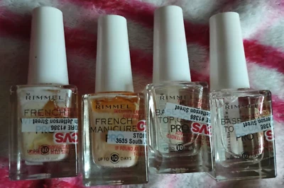 Rimel French Manicure, 2 base coats, 1 french Lingerie, 1 French white nail tip - Image 1 of 2