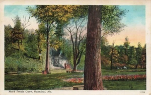 Mark Twain Cave, Hannibal, MO Vintage PC - Bild 1 von 2