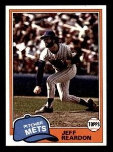 1981 Topps #456 Jeff Reardon Mets Rookie NM-MT - Picture 1 of 2
