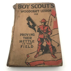 Woodcraft Lesson by Archibald Lee Fletcher Antique 1913 Boy Scout Book - Picture 1 of 10