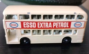 Vintage Matchbox ESSO EXTRA PETROL Cream DAIMLER BUS No. 74 Exc - Picture 1 of 6