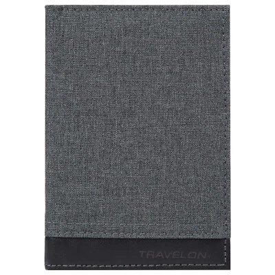 Travelon Safe ID RFID Blocking Passport Case / Wallet - Gray - Image 1 of 3