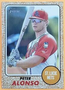 🔥🔥$$$**PETE ALONSO**$$$🔥🔥💎💎_ROOKIE_💎💎🔥2017 Topps HERITAGE🔥MINT💎HOT🔥