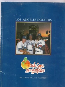 L.A. DODGERS 1985 COMMEMORATIVE YEARBOOK - Imagen 1 de 2
