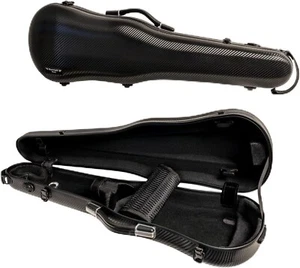 Mirage Carbonpoly Shaped Violin Case 4/4 - Black - Picture 1 of 5