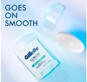 Lot 2 Gillette Clinical Ultimate Fresh Soft Solid Antiperspirant 1.7 Exp 10/2025 - Picture 1 of 3