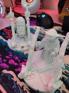 Star Wars r2-d2 Yoda Phone Tablet Device Holder Stand - Picture 1 of 6