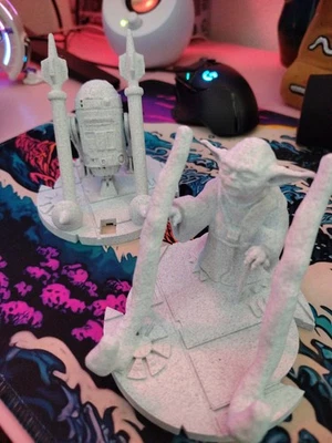 Star Wars r2-d2 Yoda Phone Tablet Device Holder Stand - Image 1 of 4