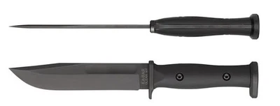 KA-BAR 1310 Slabby Full Tang lâmina fixa, sobrevivência e faca tática, feita nos EUA - Imagem 1 de 4