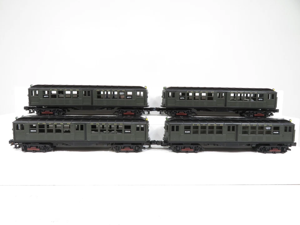 MTH 30-2447-1 Lo-V 4-Car Green Subway Set w/Proto 2 LN No Box 10185  - Image 1 of 4