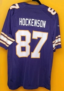 NWT SICK TJ Hockenson Minnesota #87 Vikings Nike Purple Jersey Mens Small 🏈$155 - Picture 1 of 24