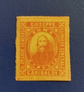 Generale Garibaldi - erinnofilo francobollo-moneta - Roma - Venezia - erinnofilo - Imagen 1 de 3