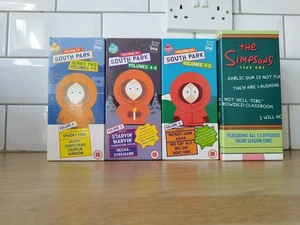 South Park Staffel 1 & 2 Mix plus Simpsons Staffel 1 Videos VHS - Bild 1 von 1