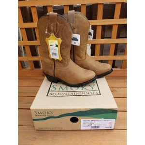 Smoky Mountain Boots Oiled Distress braun Leder Western Kinder Stiefel Gr. 12 - Bild 1 von 11