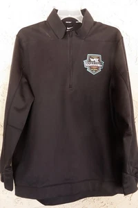 NIKE Golf WCC Basketball Tournament 1/4 zip Therma Repel black fleece sz XL - Picture 1 of 7