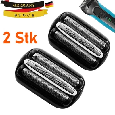 NEWDE 2x Rasierer Kassette Scherkopf Für Braun 3S 3CC Series 3040S 3080S 3050CC 3090CC