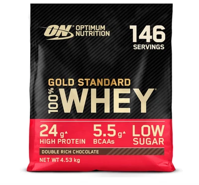 Optimum Nutrition Gold Standard 100% Whey, Double Rich Chocolate, 4.53 kg - Bild 1 von 4
