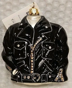 SELTENE CHRISTOPHER RADKO HARLEY DAVIDSON JACKE CHRISTMAS ORNAMENT NEU - Bild 1 von 5