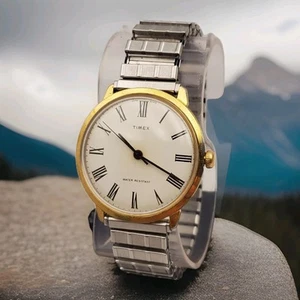 VINTAGE 1970's Timex MARLIN Great Britain MECHANICAL HANDWIND MEN'S WATCH  - Picture 1 of 10