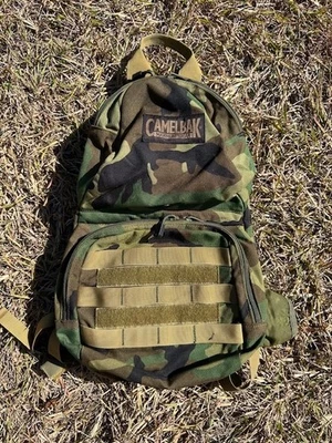 CamelBak M.U.L.E. Woodland Camo Hydration BackPack "No Bladder" - Image 1 of 4