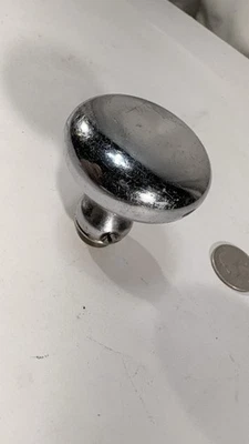 One antique petite Chrome Plated brass storm door knob A - Image 1 of 4
