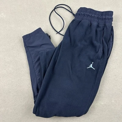 North Carolina Tar Heels Pants Men Large Blue Jordan Fleece Windbreaker Zip Leg - Image 1 of 4