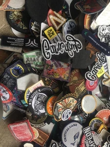 100 Random Mix Vintage Embroidered Patches Sew On Iron On Lot DIY Clothing Patch - Picture 1 of 10