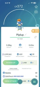 Piplup (Kürbismütze) - Pokémon GO (Beschreibung lesen) - Bild 1 von 2
