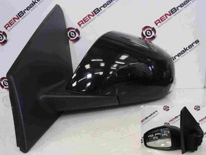 Renault Megane Hatch MK3 2008-2014 Passenger Ns Wing Mirror Black 676 Folding - Picture 1 of 2