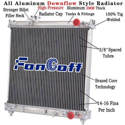 Radiator For 1993-1998 Suzuki Sidekick 98 Chevy Tracker 1993-1995 Geo Tracker - Image 1 of 4