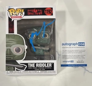 Paul Dano The Riddler BATMAN Signed Autographed Funko POP #1192 ACOA - Picture 1 of 2