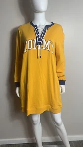 Tommy Hilfiger University Logo Lace-Up Sweater Dress Womens SM - Picture 1 of 2
