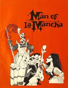 MAN OF LA MANCHA handsigniert SIGNED 1971 Souvenir PROGRAMM GARY YOUNG mit COA - Bild 1 von 4