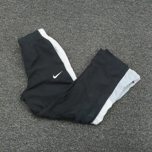 Nike Sweatpants Youth Small Black & White Breathable Gym Running Casual Boys - Picture 1 of 10