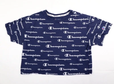 Camiseta deportiva con estampado completo Champion mediana (M) corta para mujer Foto 1 de 4