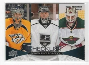 Rinne Quick Backstrom 11-12 Upper Deck Series Two Checklist 251-350 #449 - Picture 1 of 1