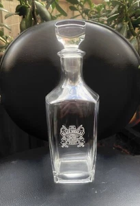 Vintage The Black Douglas Scotch Whisky Glass Decanter Barware -21cm / 26cm - Picture 1 of 1