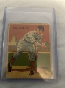 Diamond Stars No. 5 Tom Bridges Detroit Tigers