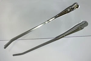 Holden HR HD Wiper Arm Set (1 Pair) Hand Polished Stainless Steel Made in UK - Picture 1 of 1