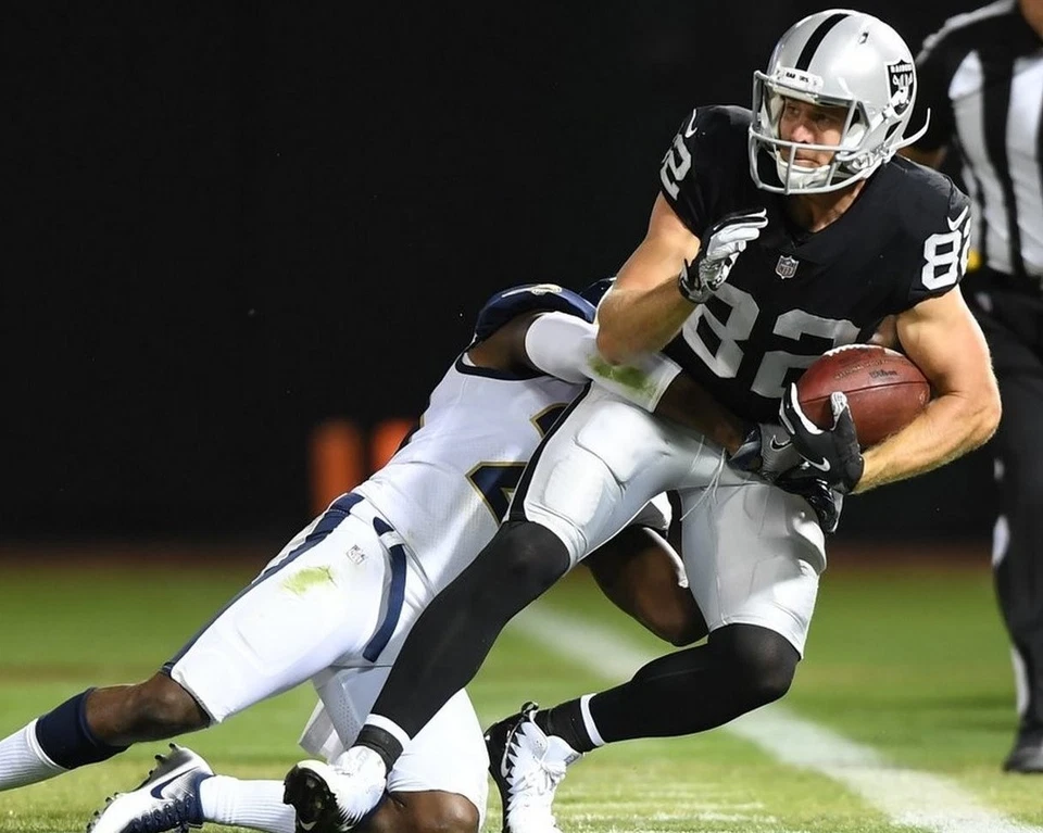 FOTO DE FÚTBOL AMERICANO NFL JORDY NELSON 8X10 OAKLAND RAIDERS FOTO  Foto 1 de 1