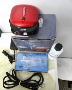 Oasser AK1 Airbrush Set HS-M901 w Air Hose Accessories & Manual - Picture 1 of 18